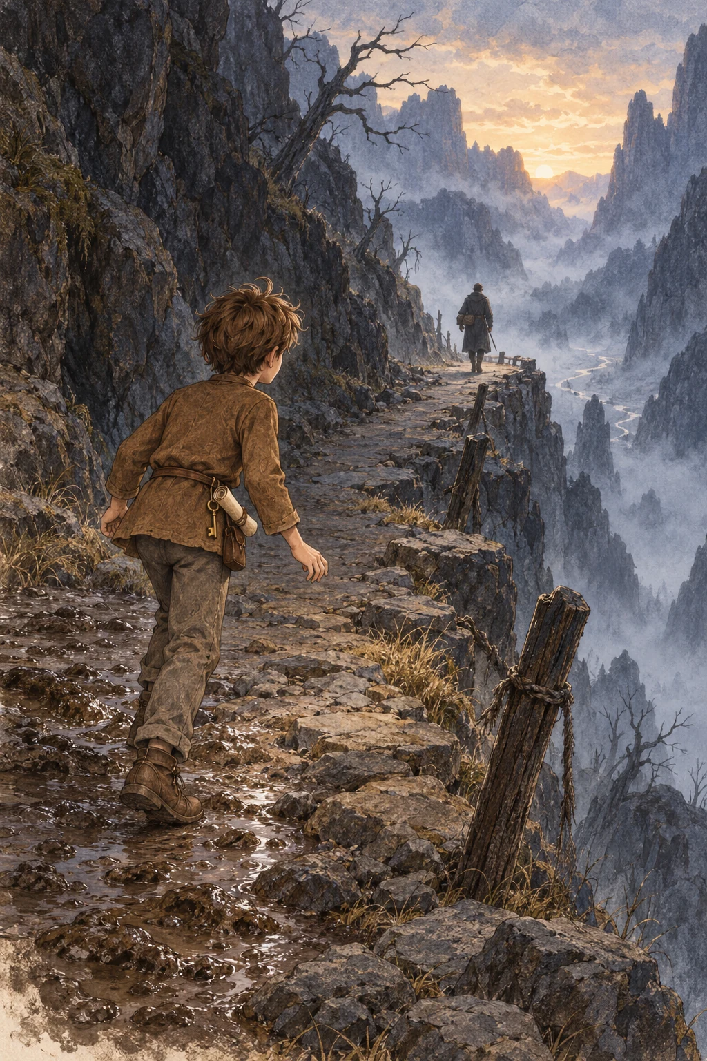 Faithful’s distant warning helps Chris avoid soft mud in the dark.