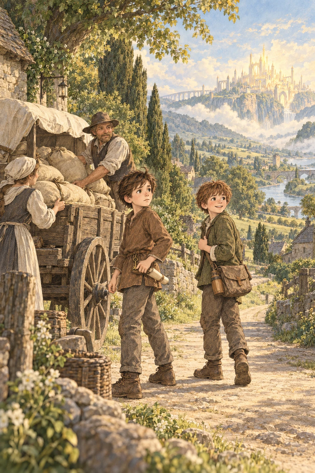 With help arranged, Chris and Hopeful turn toward the City of Destruction.